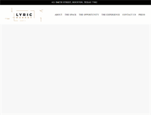 Tablet Screenshot of lyricmarket.com